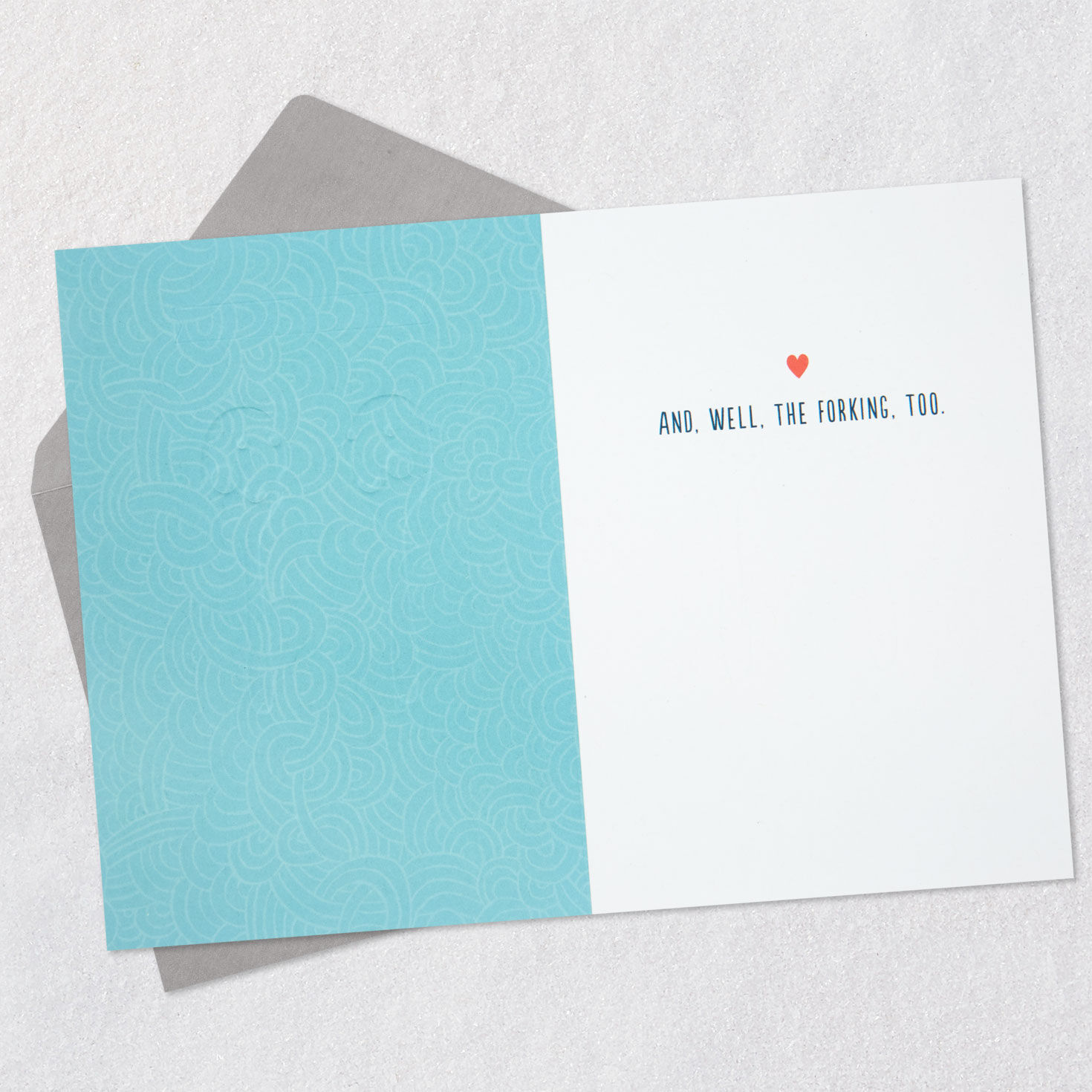 Spoons and Hearts Adult Humor Love Card  image number 3