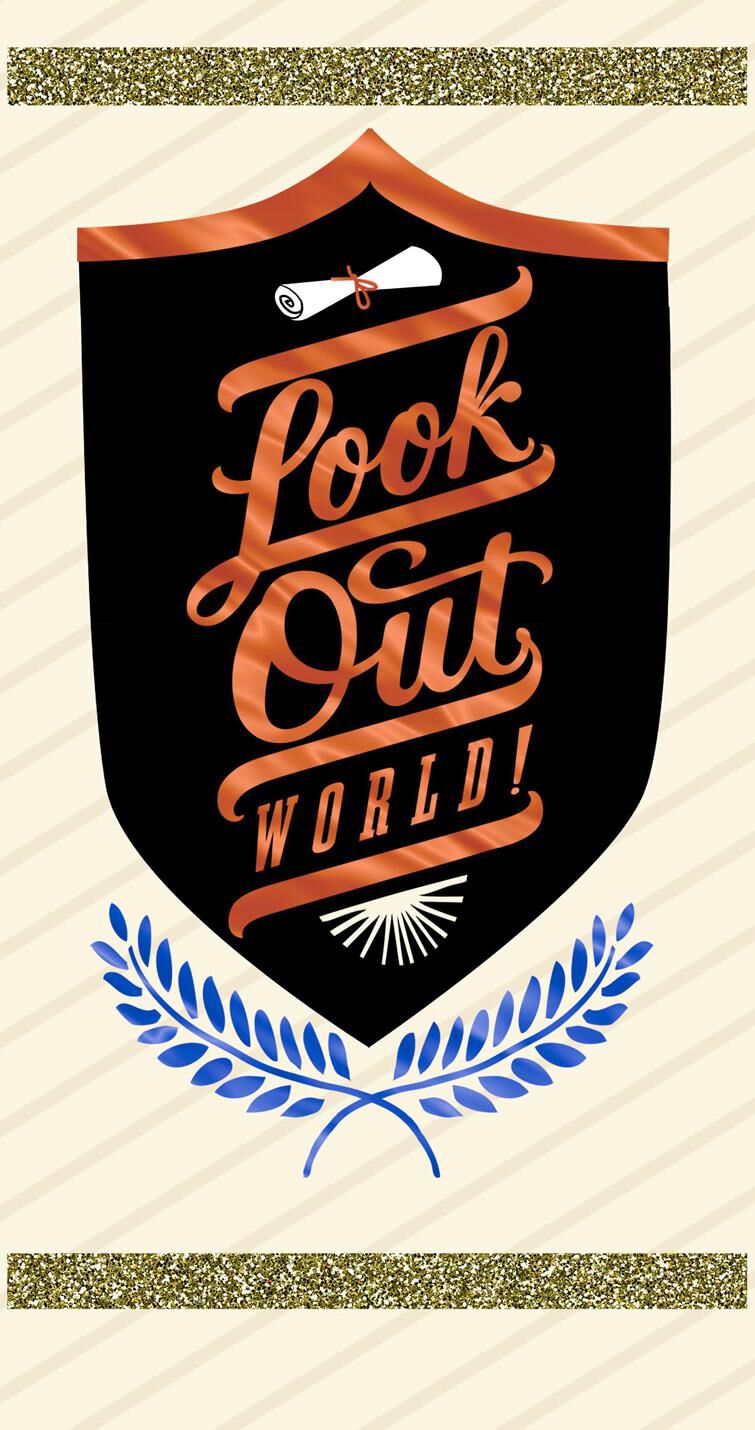 Look Out World Money Holder Graduation Card