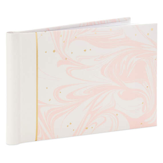 Pink and White Marble Slim Photo Album, , large image number 1
