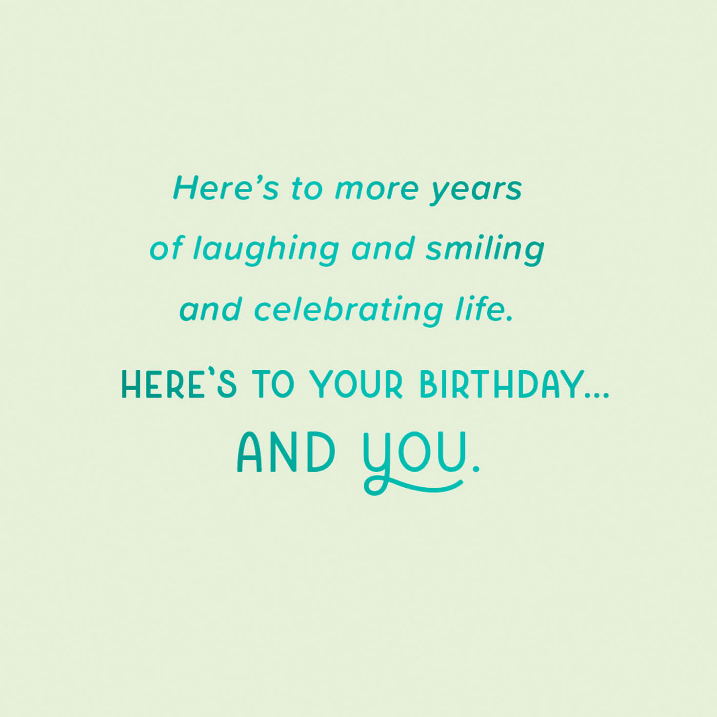 Here's to You Cake and Candles Gift Card Greeting Birthday Card for only USD 4.99 | Hallmark