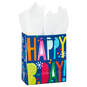 6.5" Happy B-Day Small Gift Bag With Tissue Paper, , large image number 4