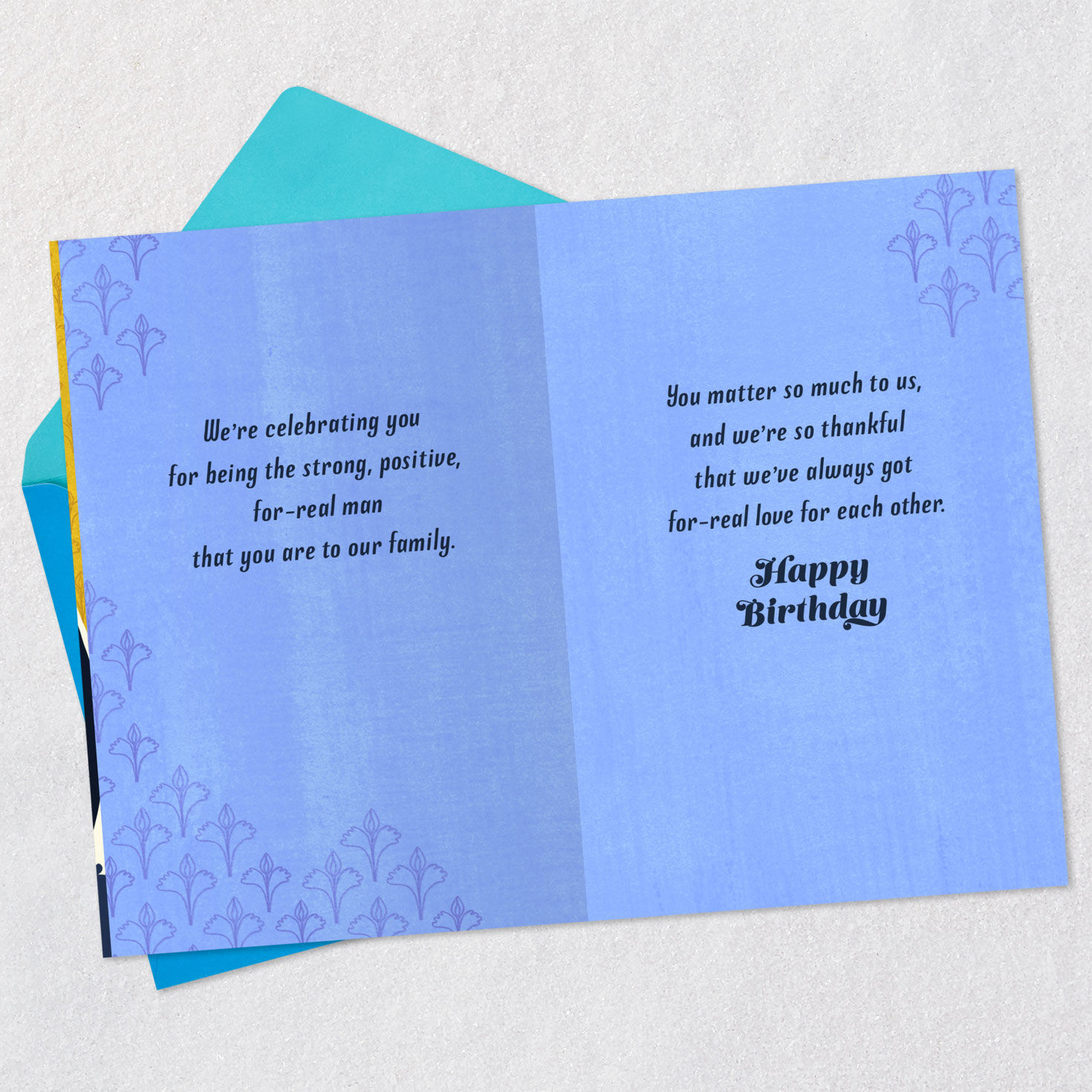 Celebrating the For-Real Man You Are Birthday Card for Brother, , large image number 4