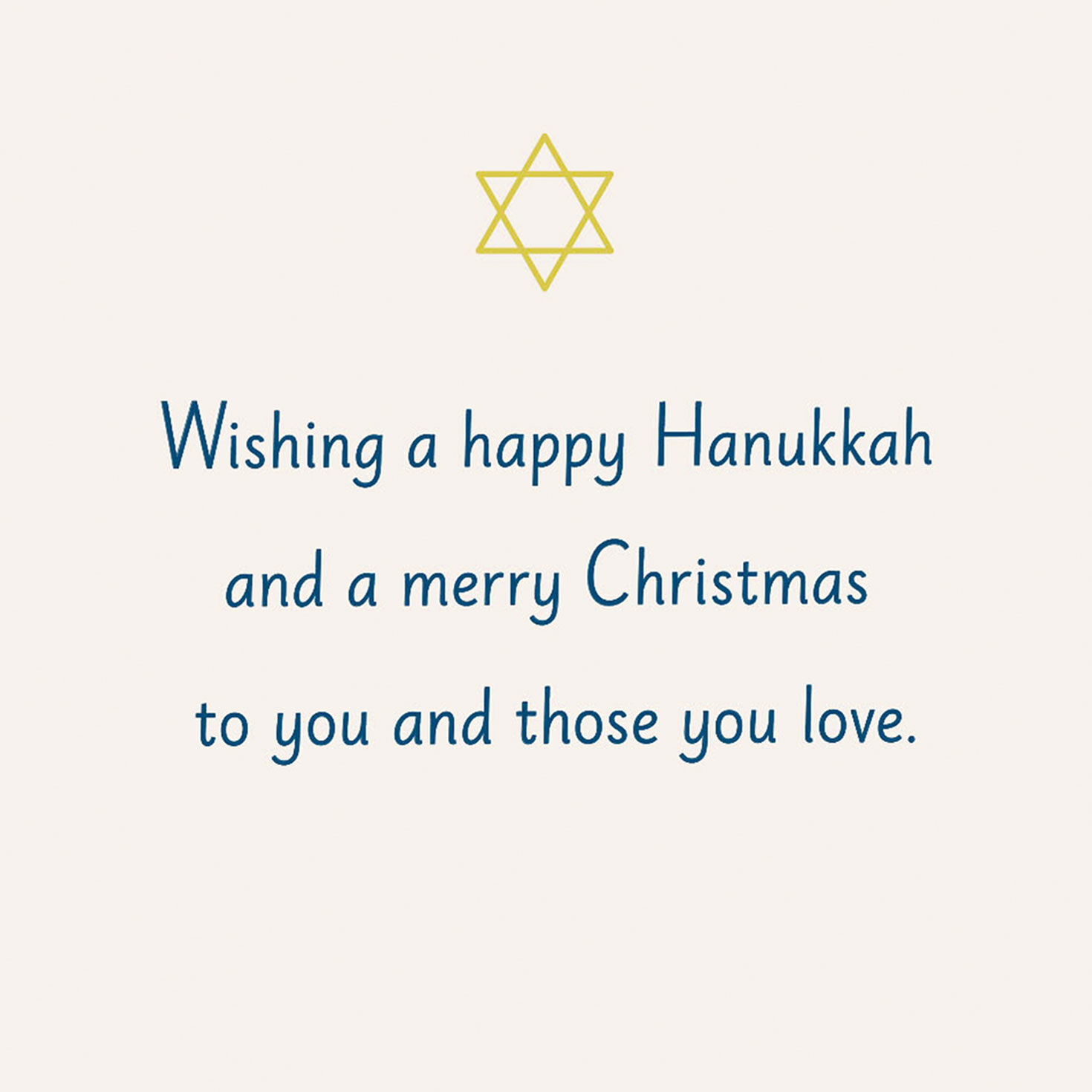 Hanukkah Menorah and Christmas Tree Holiday Card Sentiment image number 2