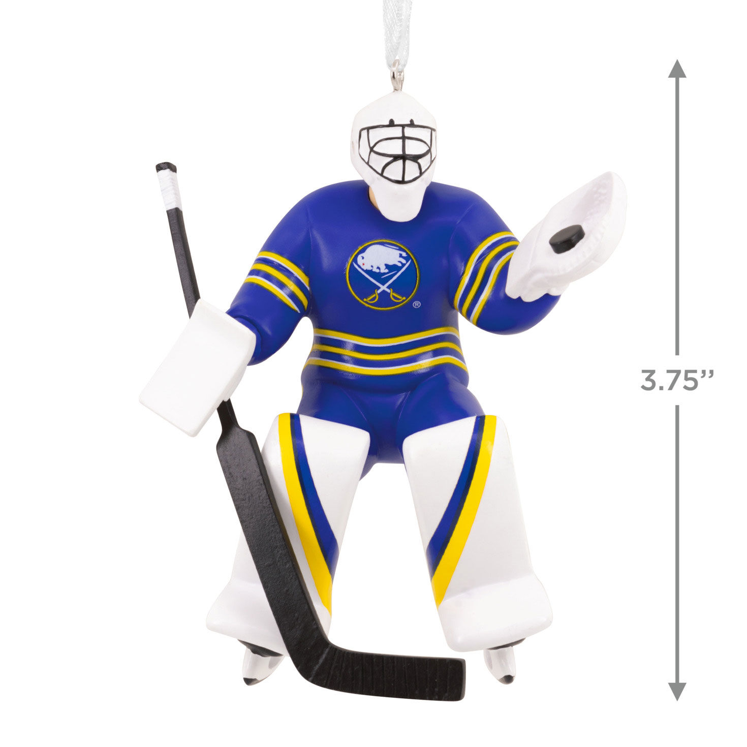 NHL Buffalo Sabres&reg; Goalie Hallmark Ornament, , large image number 3