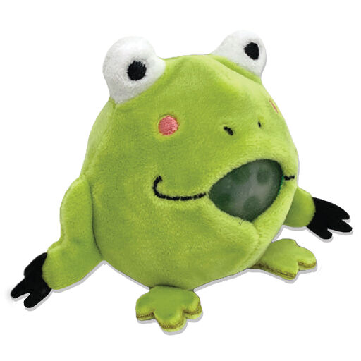 PBJ's Plush Ball Jellies Squeezable Lily Frog, 