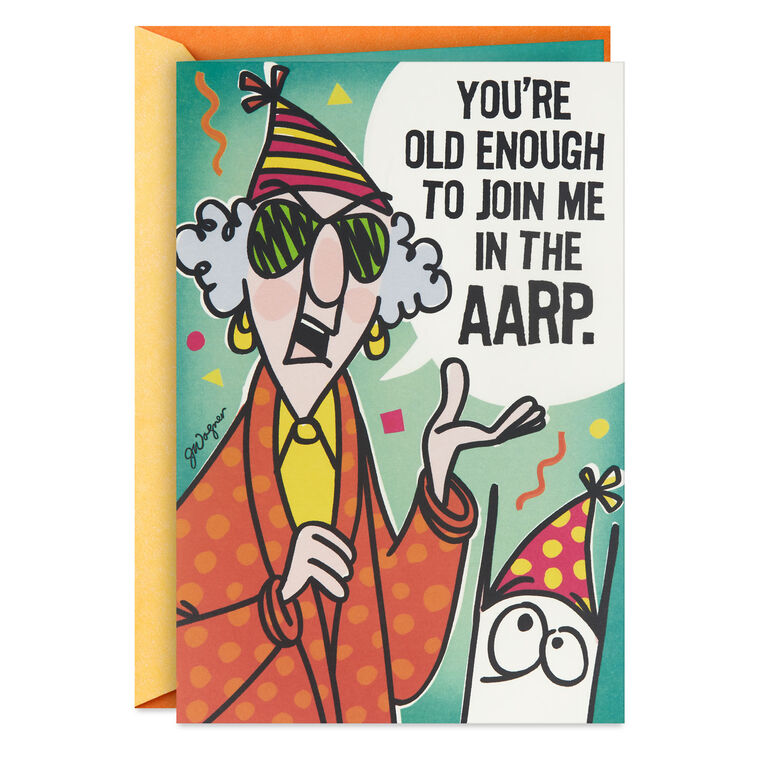 Maxine™ It's A.A.R.P. Time Funny Pop-Up Birthday Card