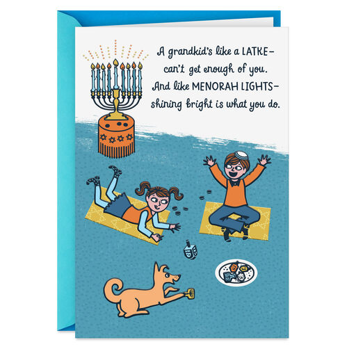 A Grandkid's Like… Hanukkah Card, 