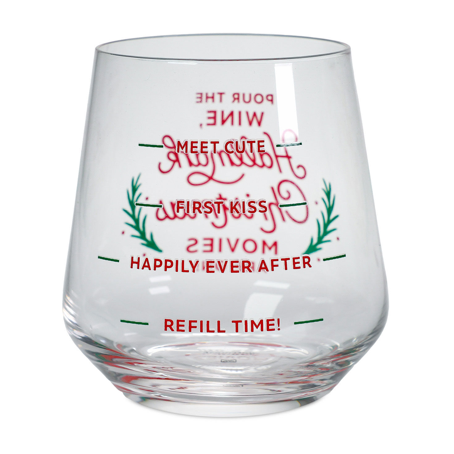 Hallmark Channel Movie Pours Stemless Wine Glass, 16.5 oz. for only USD 19.99 | Hallmark