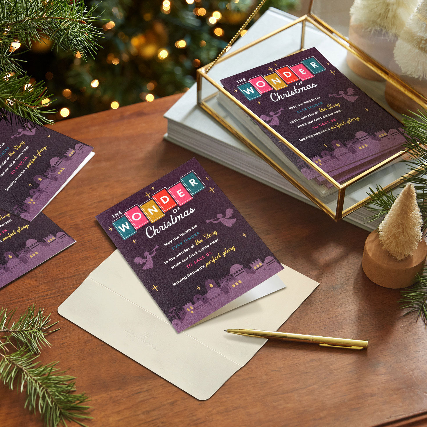 May Our Hearts Be Tender Boxed Religious Christmas Cards, Pack of 16 for only USD 15.49 | Hallmark