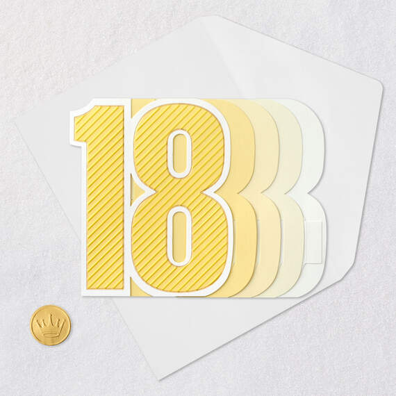 Welcome to Amazing 3D Pop-Up 18th Birthday Card, , large image number 5