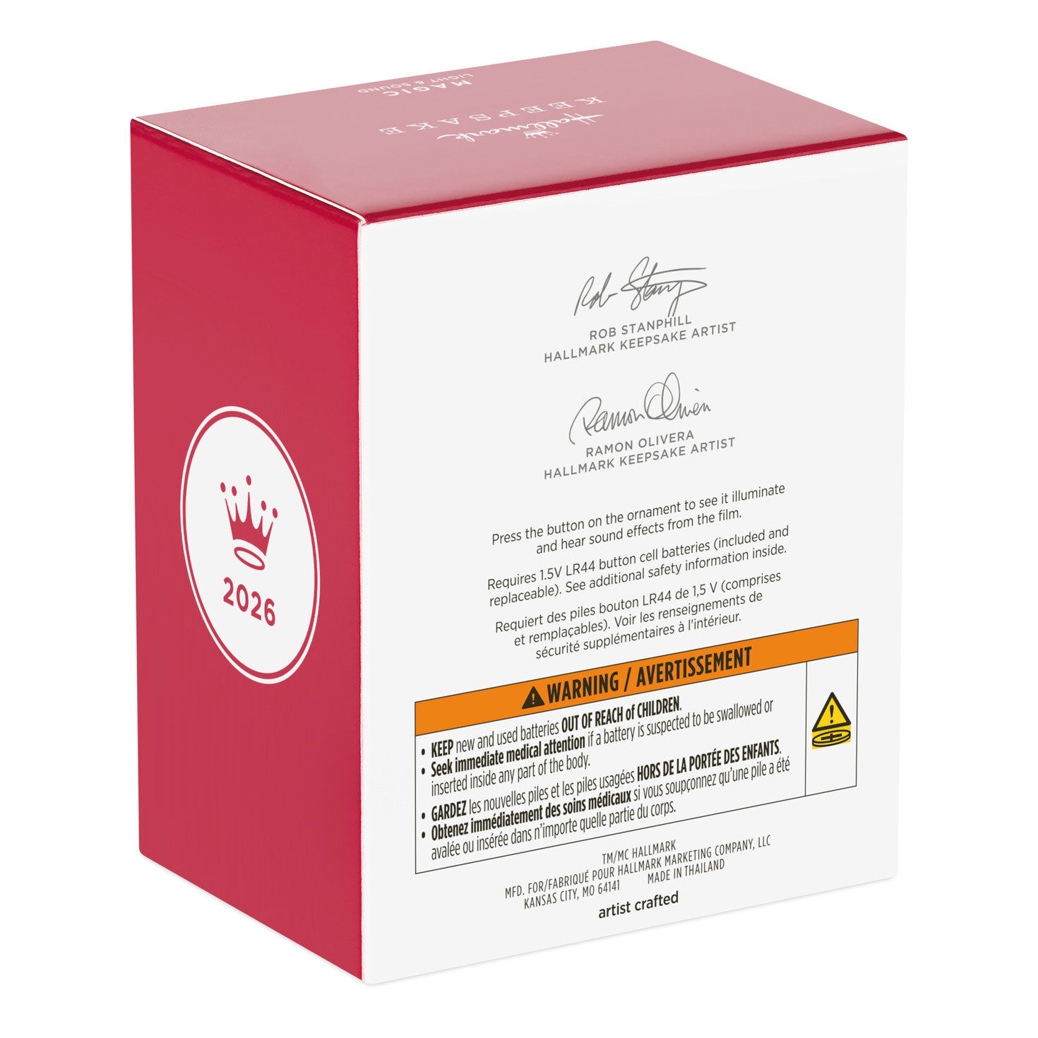 Cat Biting String Lights Keepsake Ornament package back image number 8