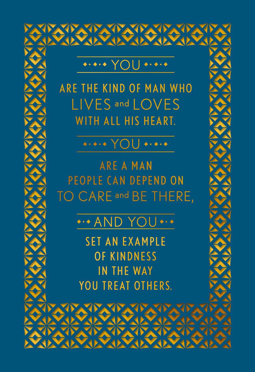 You're the Kind of Man the World Needs Father's Day Card