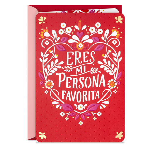 My Favorite Person Romantic Spanish-Language Love Card, 