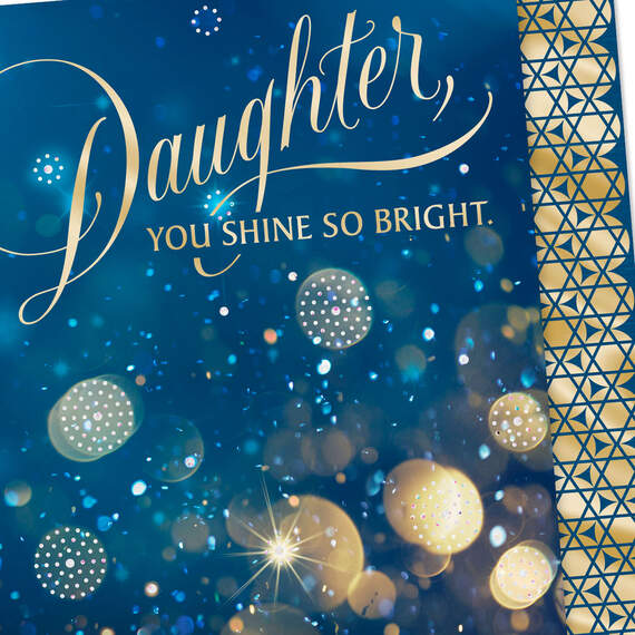 You Light Up Our Lives Hanukkah Card for Daughter, , large image number 4