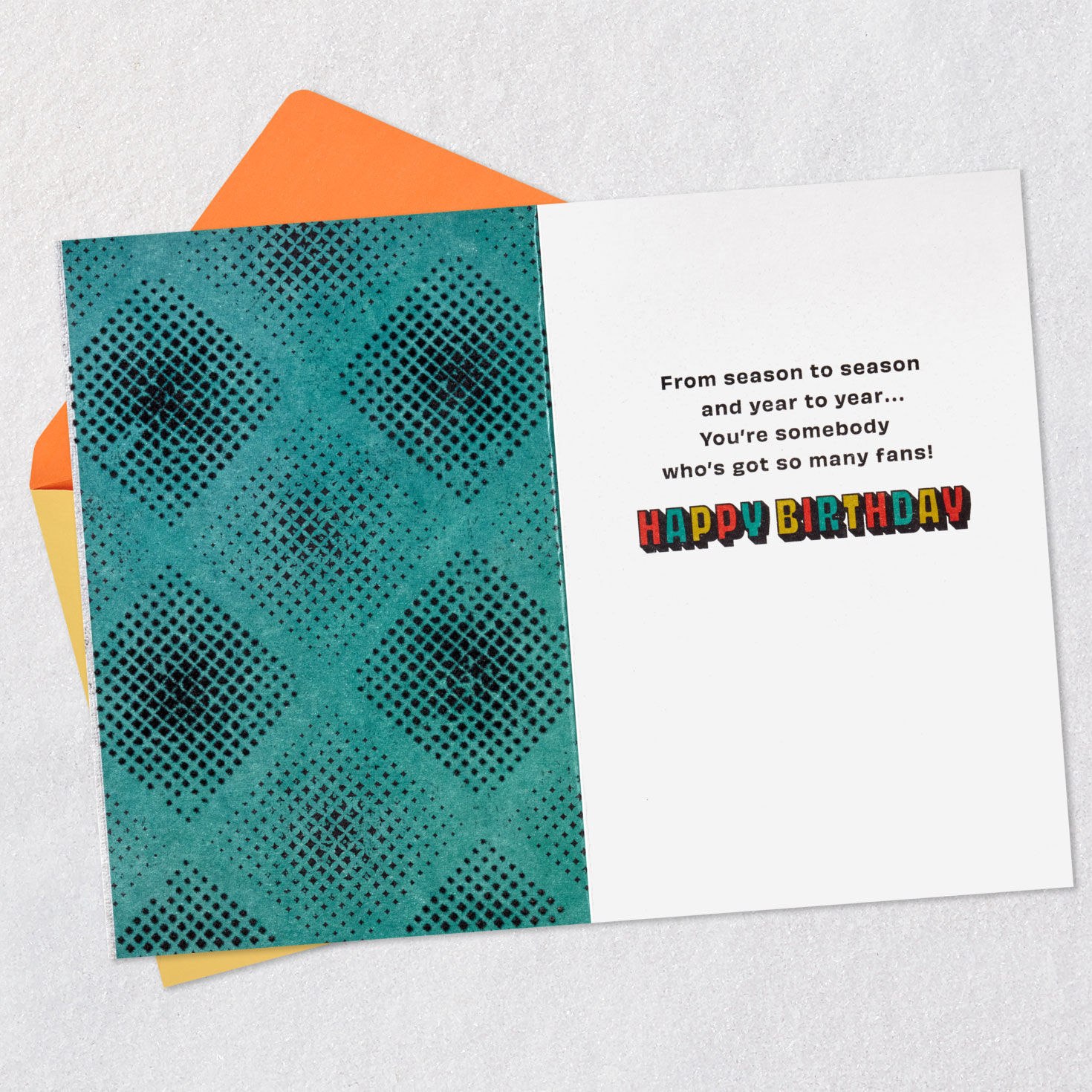 Let's Go Sports Graphics Lettering Birthday Card for Kids for only USD 4.99 | Hallmark