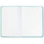 Turquoise Faux Leather Notebook With Pen, , large image number 4