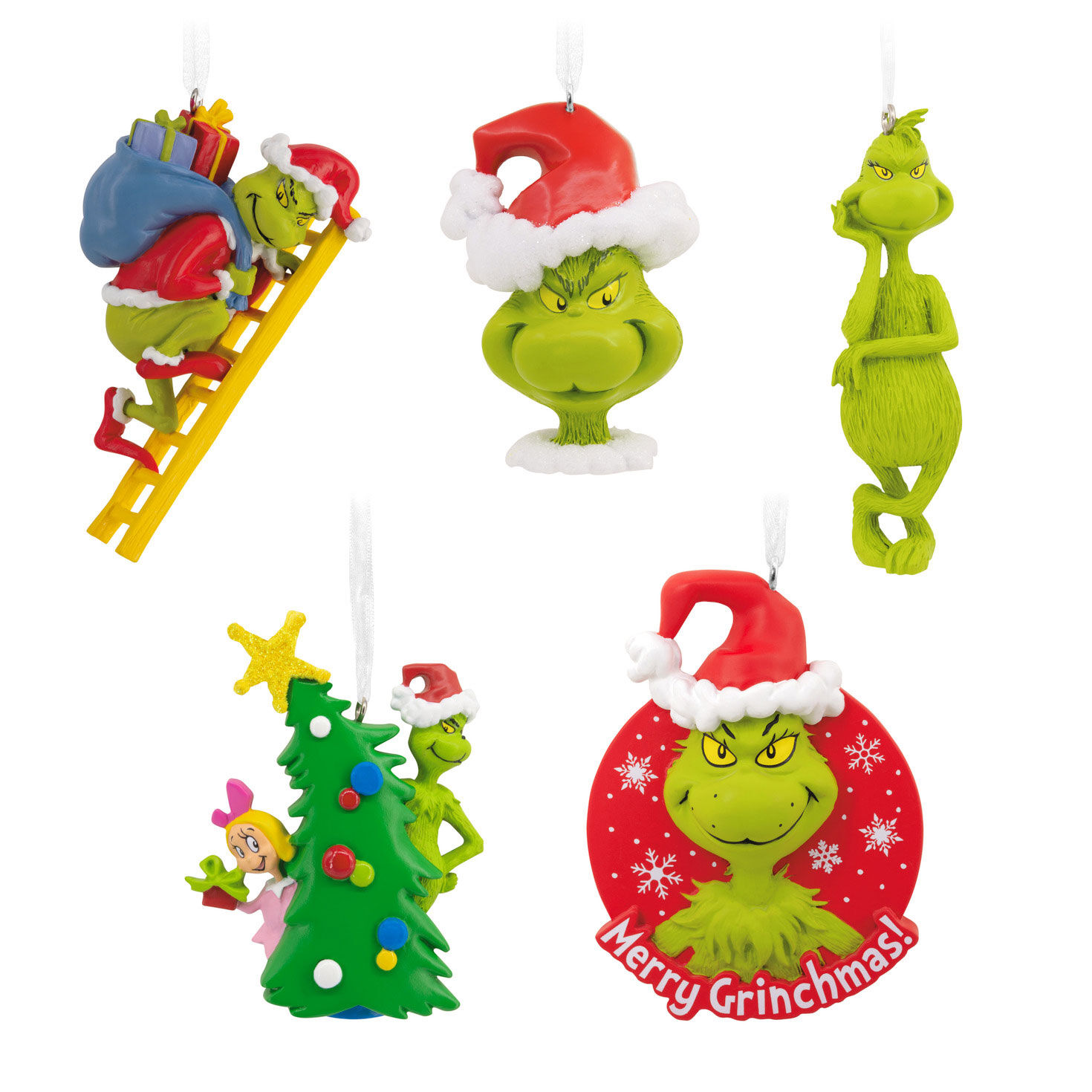 Dr. Seuss's How the Grinch Stole Christmas!™ Hallmark Ornaments, Set of 5