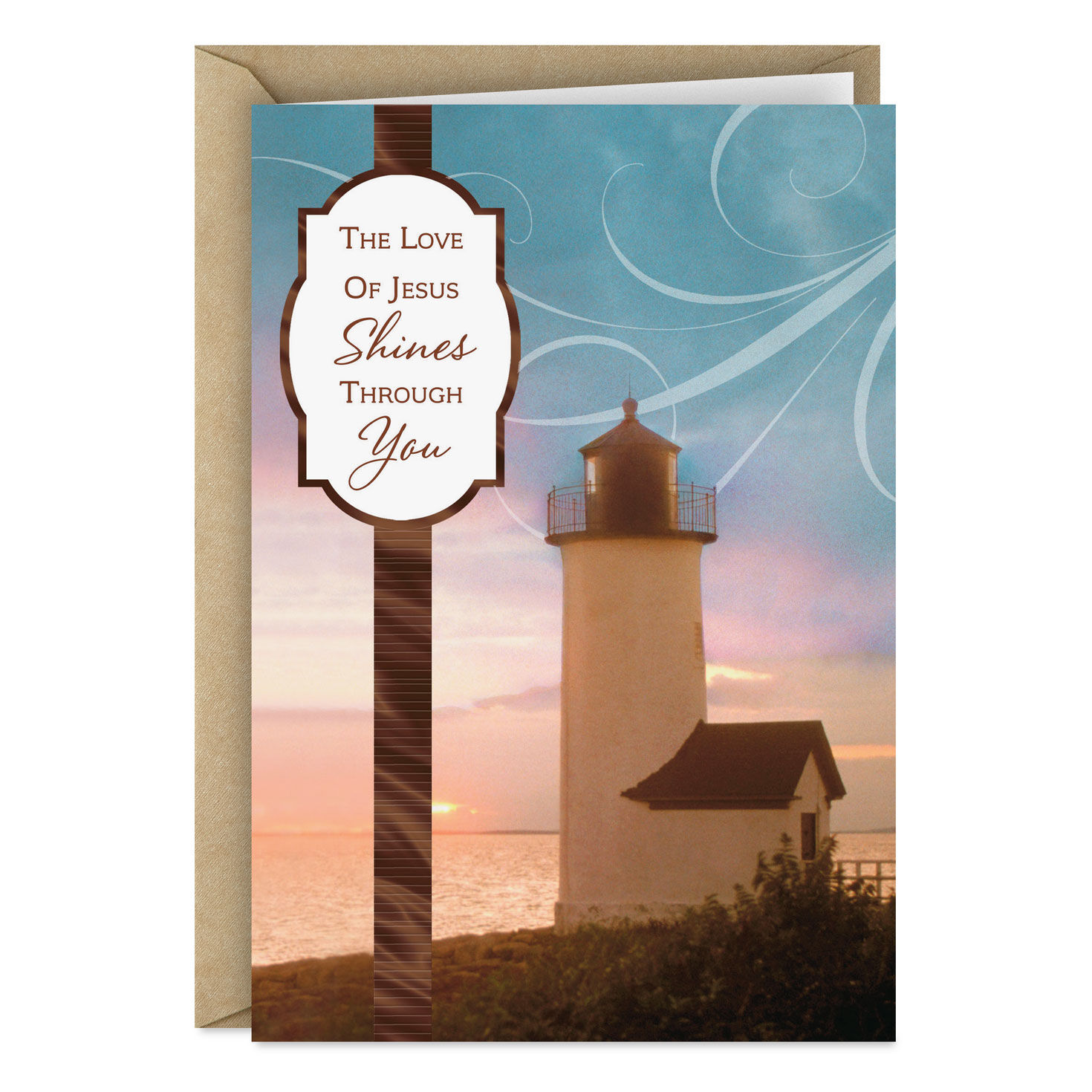 The Love of Jesus Shines Through You Religious Clergy Appreciation Card