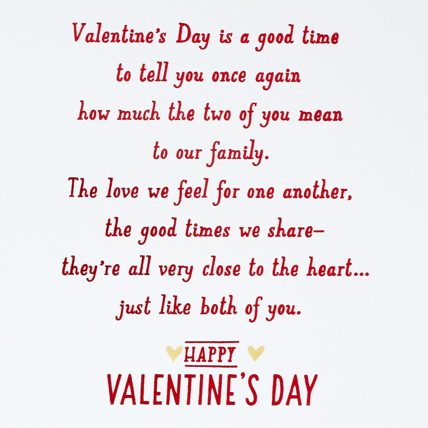 Birds in Floral Heart Valentine for Son and Daughter-in-Law Sentiment image number 2