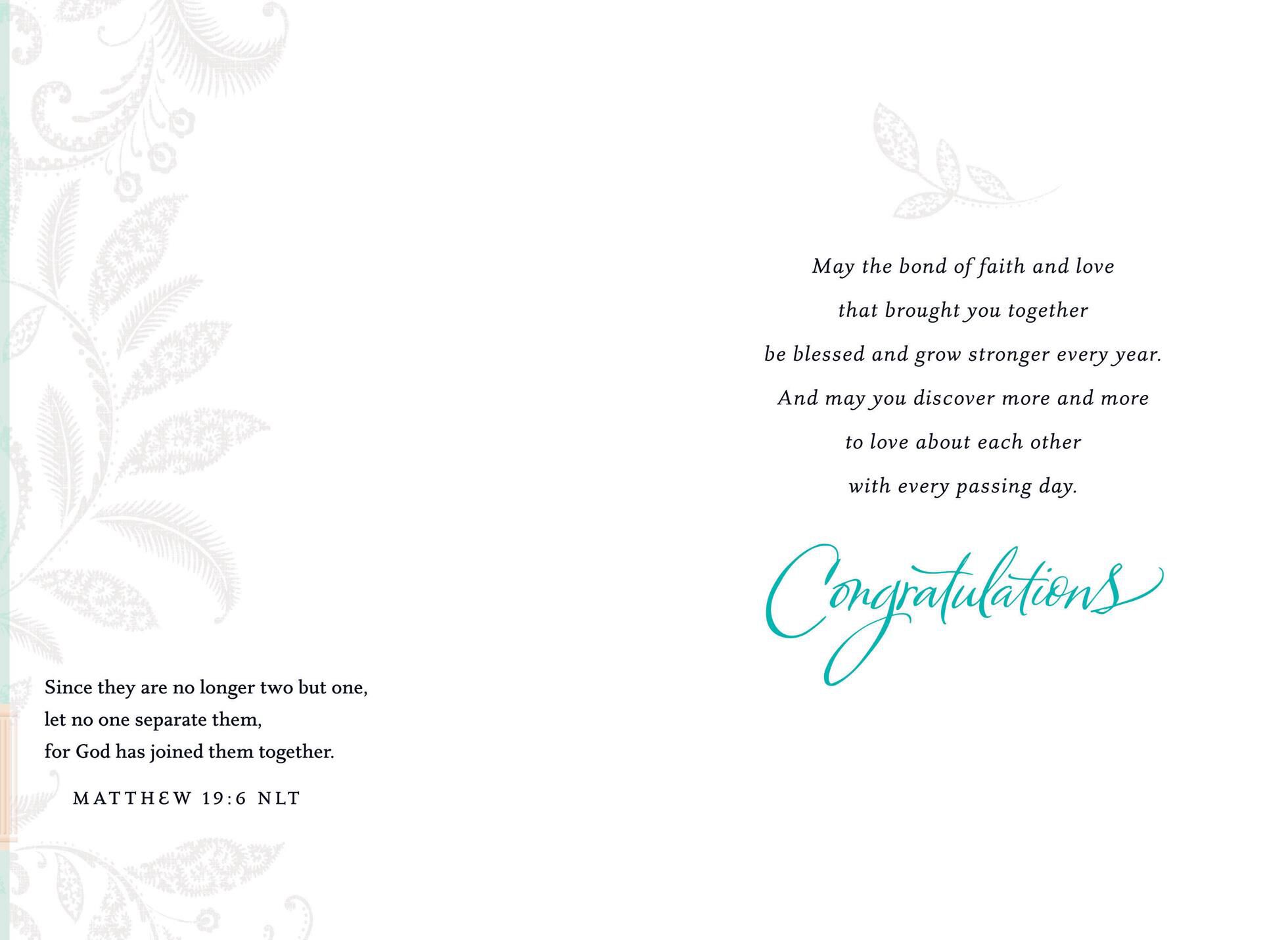Best Wishes Religious Wedding Card - Greeting Cards - Hallmark