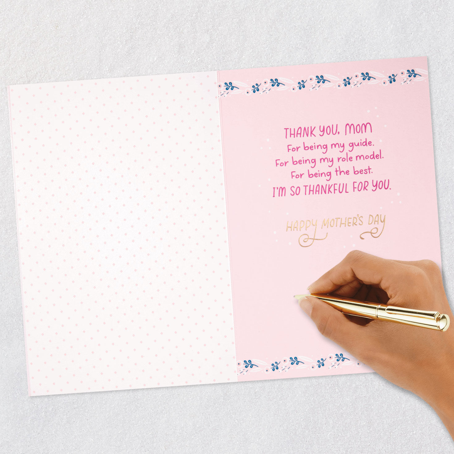 Mums and Simple Lettering Mother's Day Card Signing card image number 6