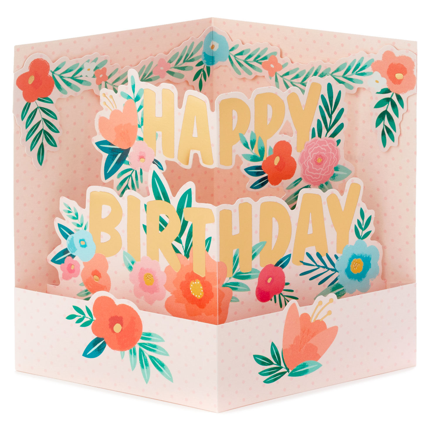 Thankful for You 3D Pop-Up Birthday Card - Greeting Cards | Hallmark