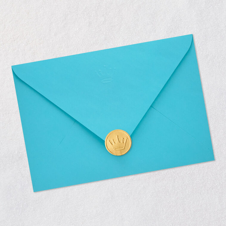 Abstract Waves Sister Sympathy Card Envelope Back with Seal image number 8