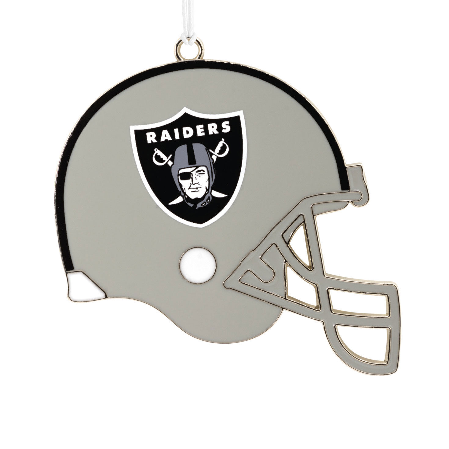 NFL Las Vegas Raiders Football Helmet Metal Hallmark Ornament - Gift  Ornaments - Hallmark