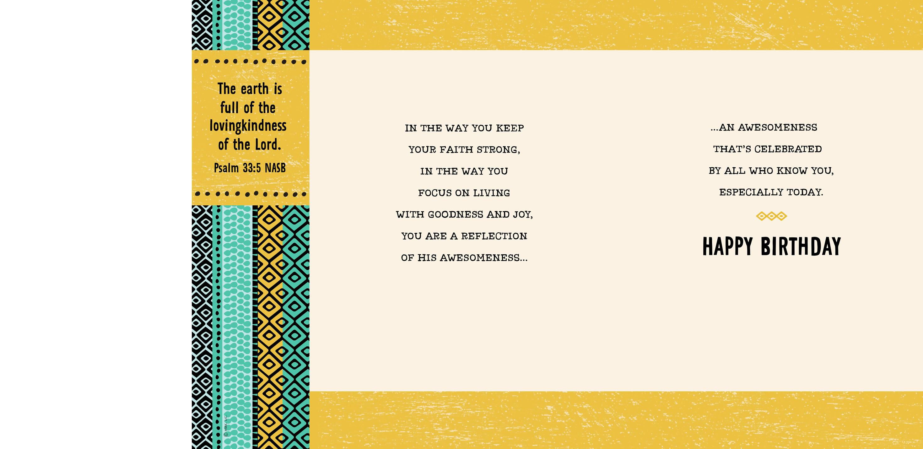 Your Spirit of Love Shines Religious Birthday Card