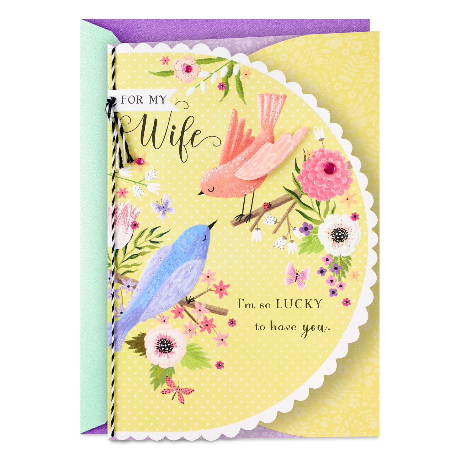 Incredible Mom, Wonderful Partner Mother's Day Card for Wife