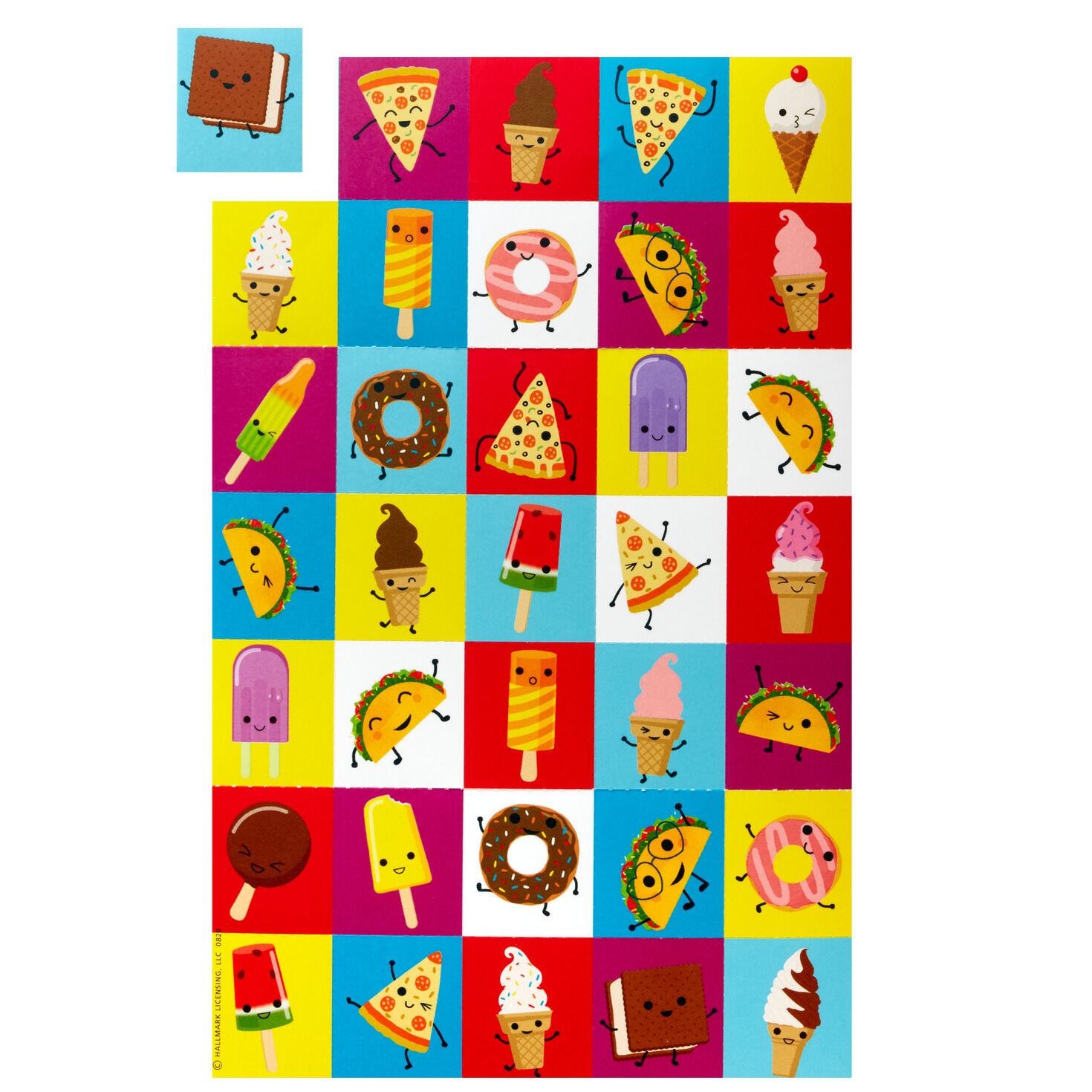 Punny Foods Kids Classroom Valentines Set With Cards, Stickers and Mailbox for only USD 9.99 | Hallmark