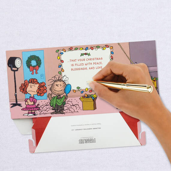 Peanuts® Merry Little Wish 3D Pop-Up Christmas Card With Sound and Light, , large image number 6