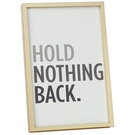 Hold Nothing Back Framed Print, Hold Nothing Back Framed Print, , large