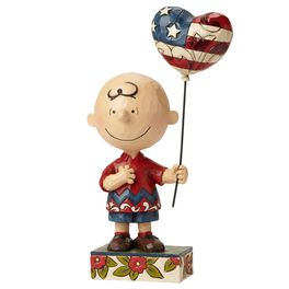 Jim Shore Allegiance—Patriotic Charlie Brown Figurine, Jim Shore Allegiance—Patriotic Charlie Brown Figurine, , large