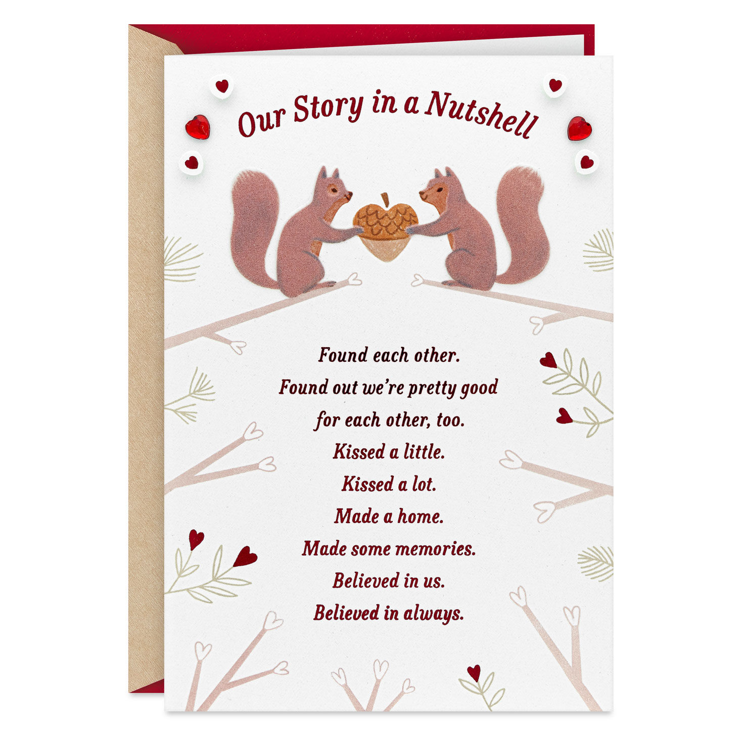 Love Our Happily-Ever-After Story Romantic Valentine's Day Card