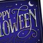 Elegant Blue and Silver Halloween Card Card Front Detail image number 4