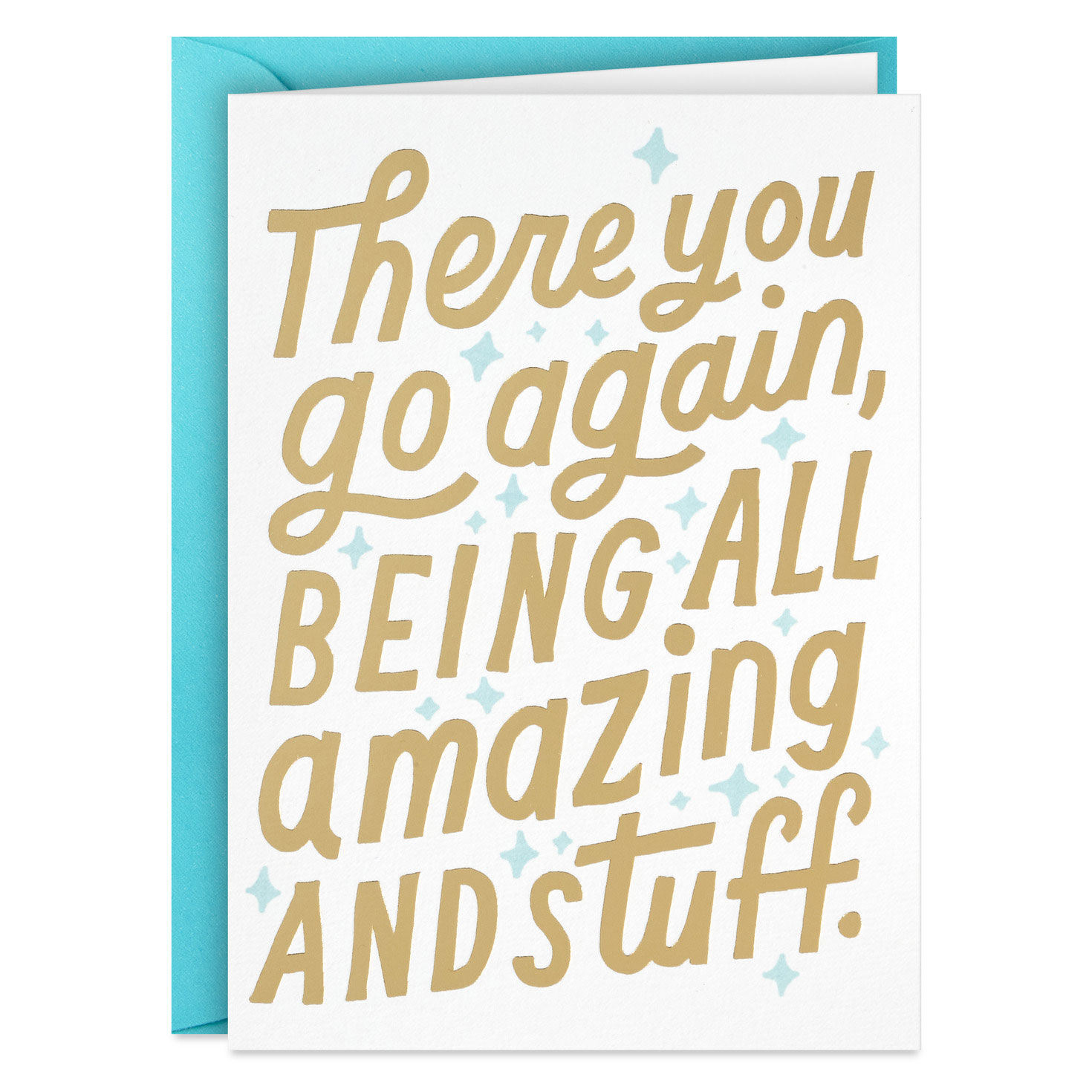 Playful Lettering Blank Thank You Note Cards Pack card front image number 2