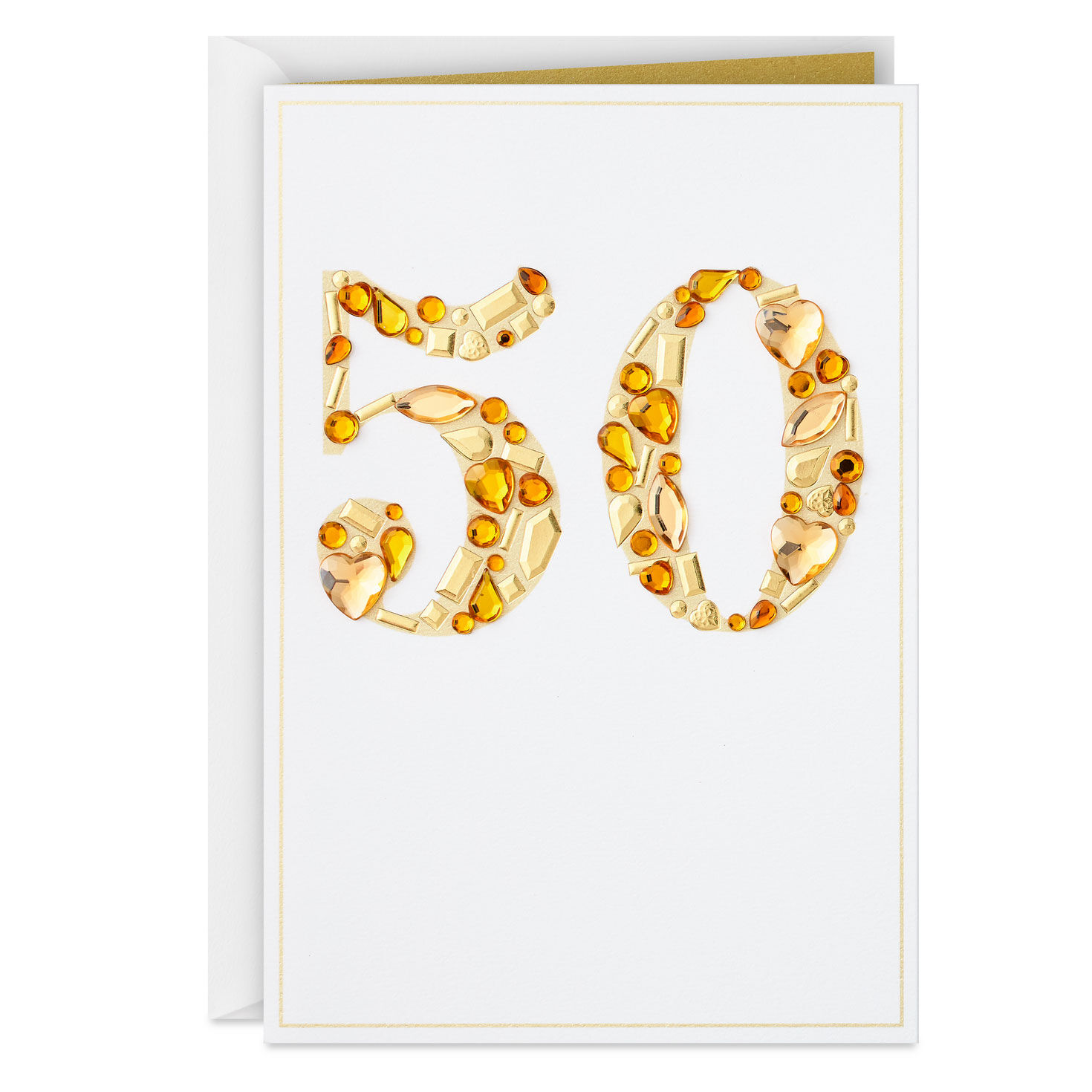 Fifty Years of Love 50th Anniversary Card for Couple