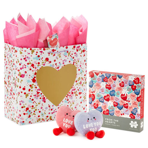Candy Conversation Hearts Valentine's Day Gift Set, 