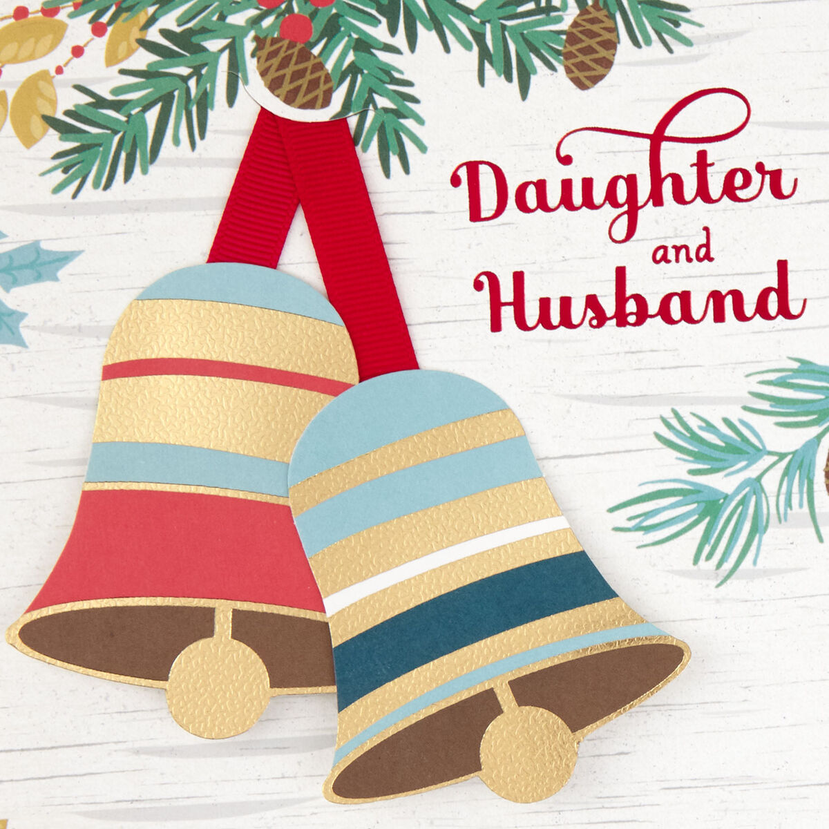 First christmas card for nanny 1st christmas card nanny Grateful for You Both Christmas Card for Daughter and Husband