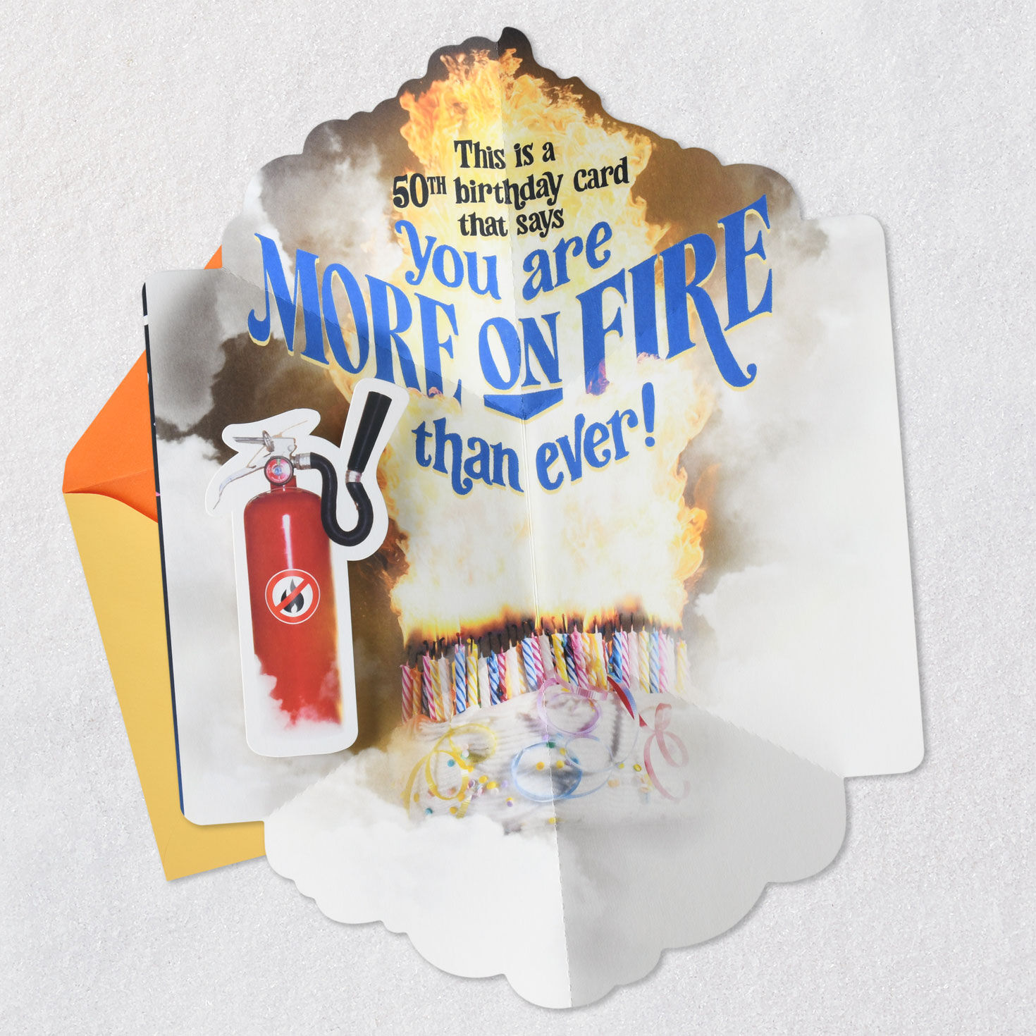 You're More on Fire Than Ever Funny Pop-Up 50th Birthday Card for only USD 5.59 | Hallmark