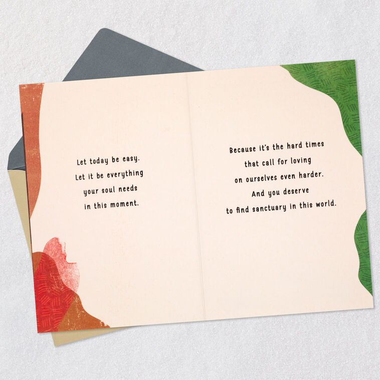 You Deserve to Find Sanctuary Encouragement Card, , large image number 4