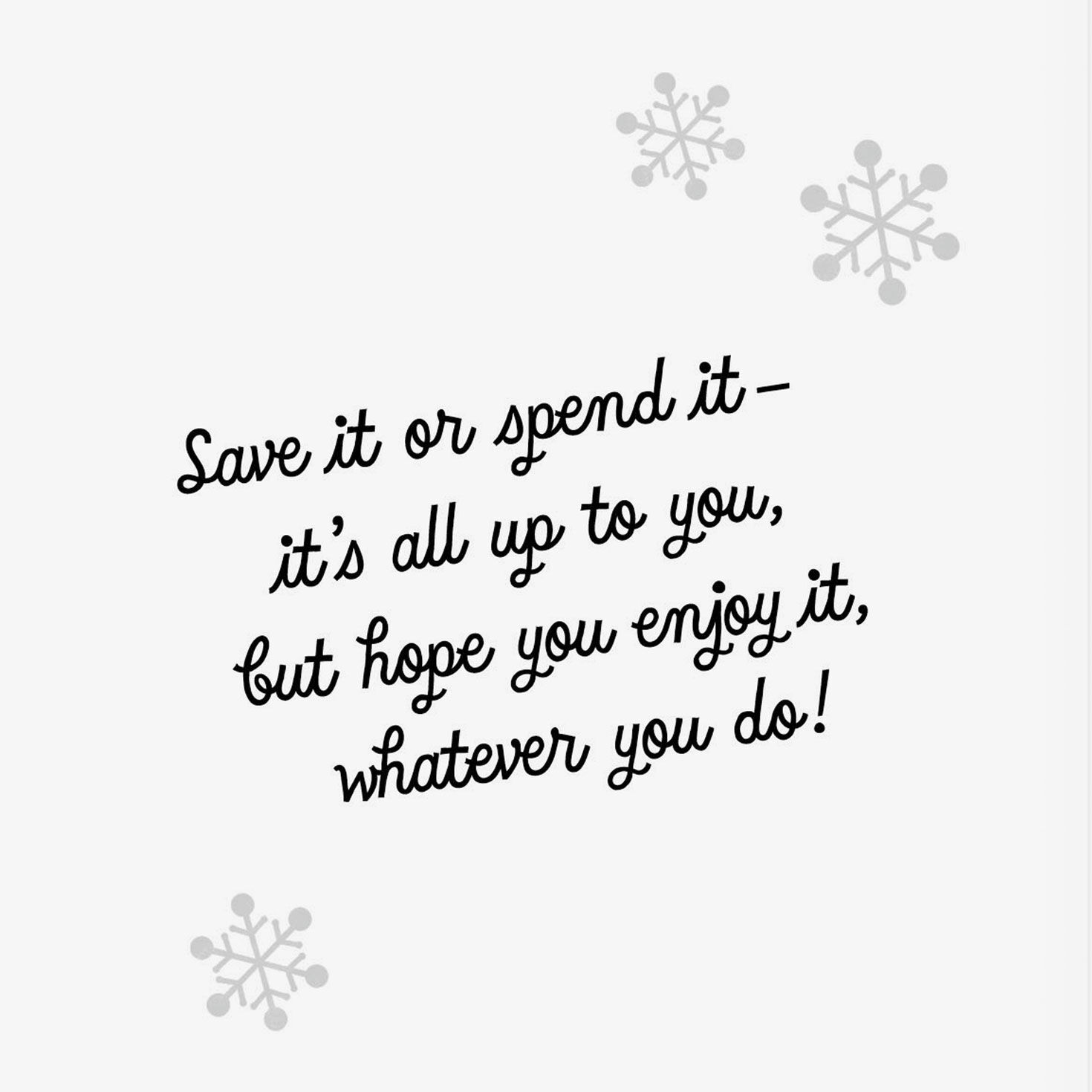 Freezin's Greetings Money Holder Holiday Cards, Pack of 6, , large image number 2