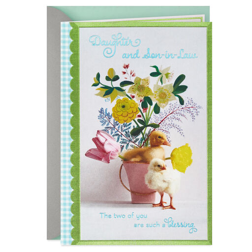 Blessings of Love and Goodness Easter Card for Daughter and Son-in-Law, 