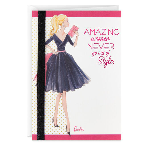 Barbie™ Never Out of Style Blank Card, 
