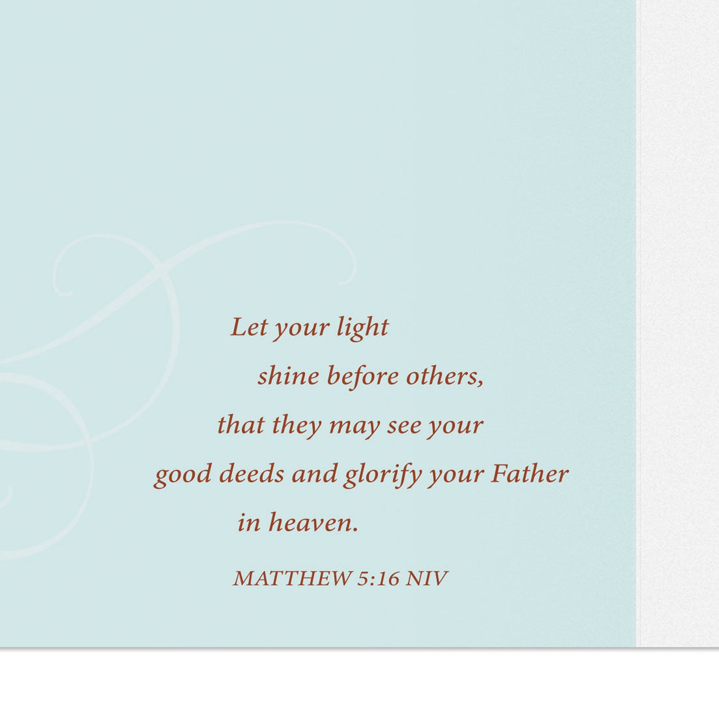 Lighthouse Religious Clergy Appreciation Card scripture image number 3
