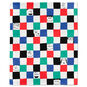 Peanuts Gang Faces and Colored Squares Blanket Flat image number 2