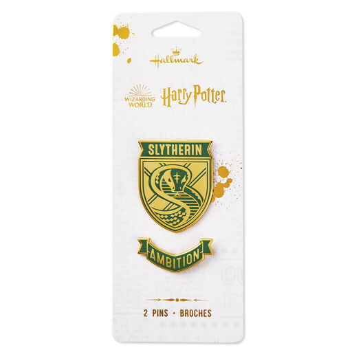 Harry Potter™ Slytherin™ Enamel Pins, Set of 2, 