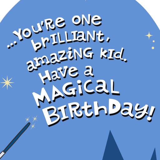 Harry Potter™ Amazing Kid Sorting Hat Birthday Card, 