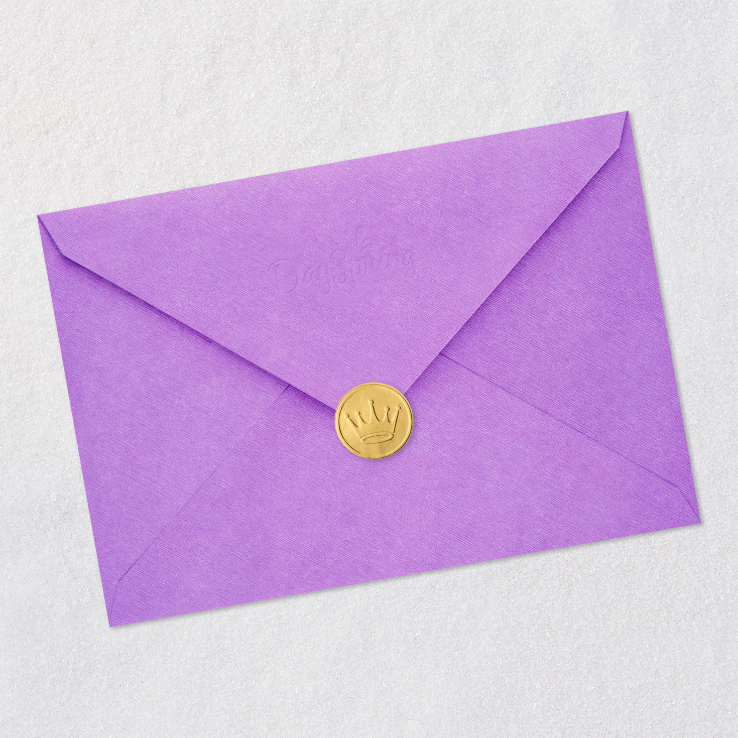 Blue Flowers Faith Mother's Day Card With Bookmark Envelope Back with Seal image number 9